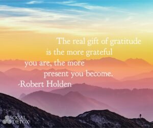 Gratitude addiction recovery quote